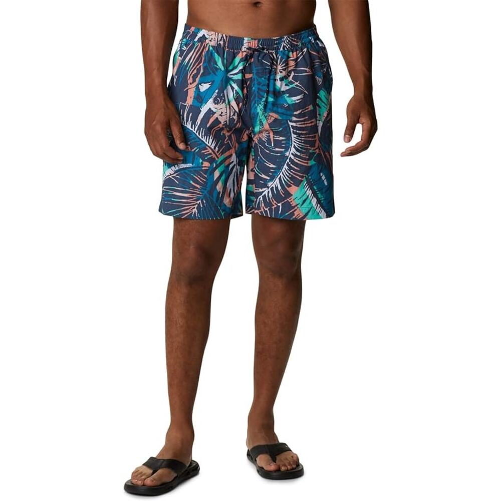 Columbia Men's Summerdry Short-Dark Mountain King Palm Multi-Large x 8L-NWT-C133